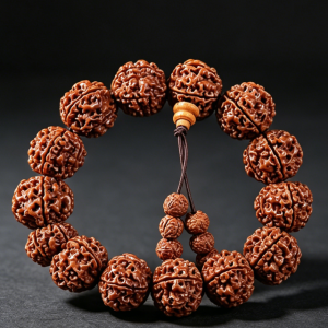 Inner Peace Rudraksha Meditation Bracelet