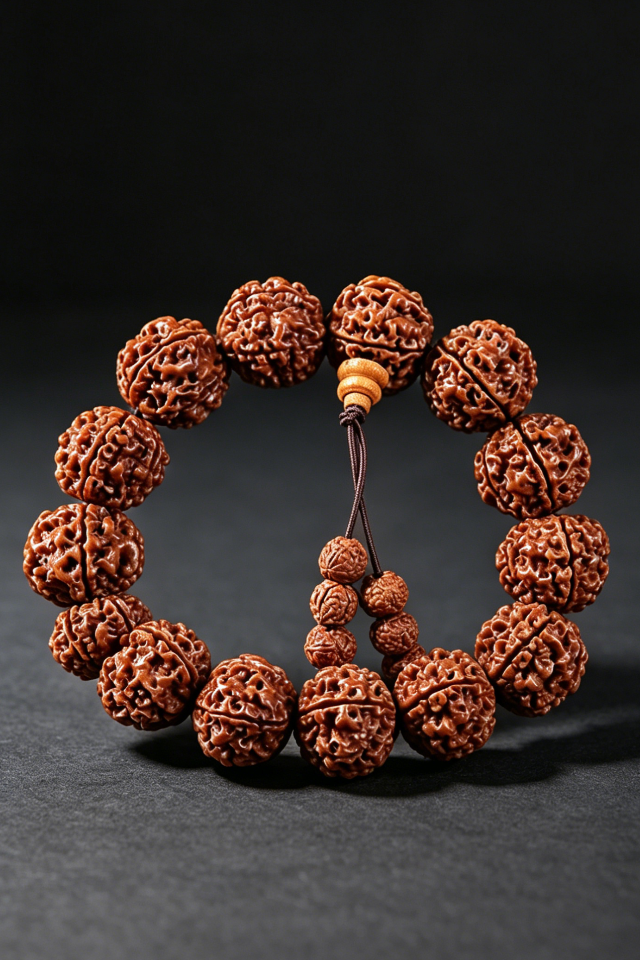 Inner Peace Rudraksha Meditation Bracelet