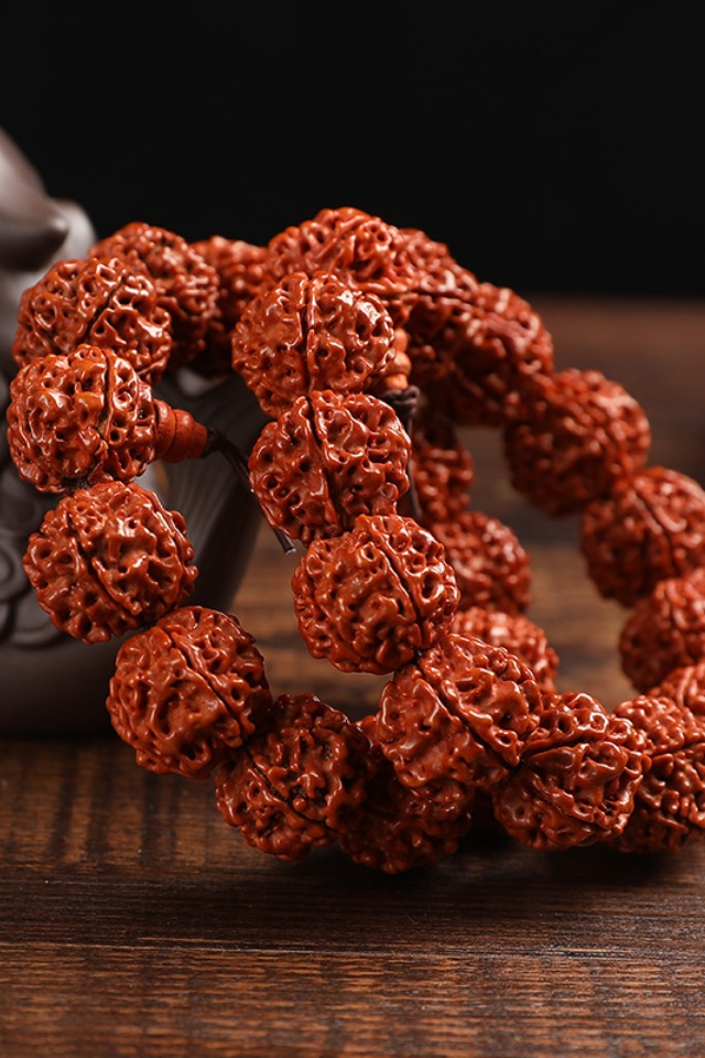 Inner Peace Rudraksha Meditation Bracelet - Image 2