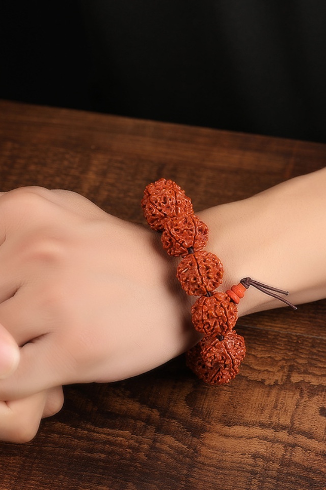 Inner Peace Rudraksha Meditation Bracelet - Image 4