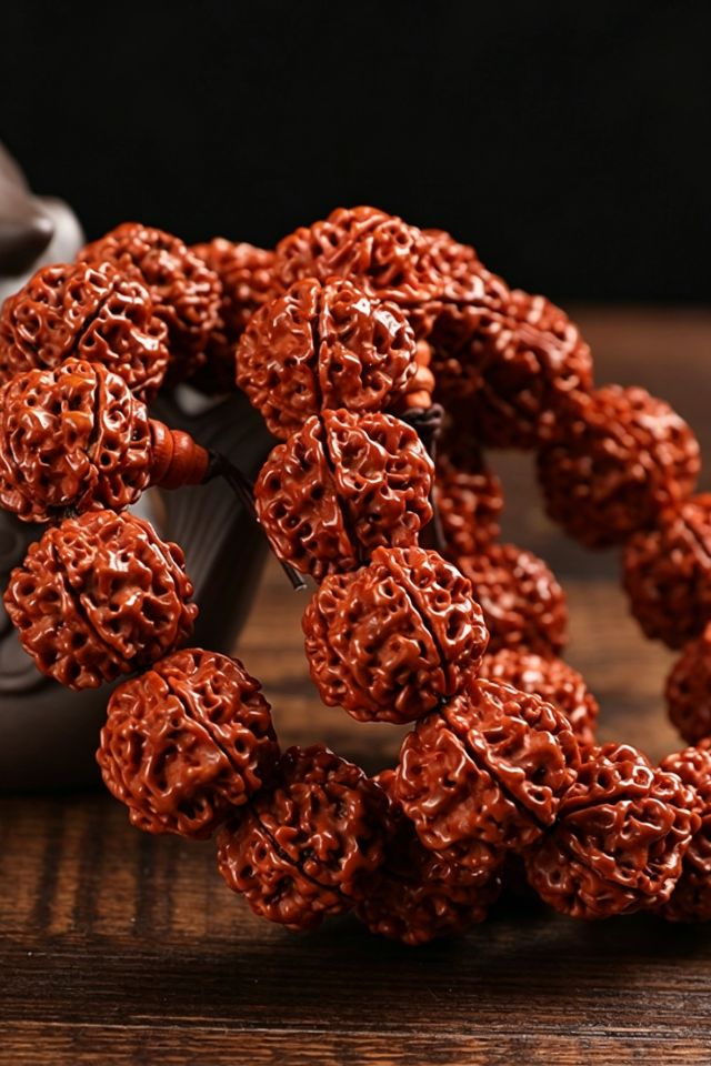 Inner Peace Rudraksha Meditation Bracelet - Image 3