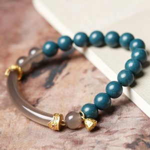 Blue Medicine Buddha Aroma Bracelet for Serenity