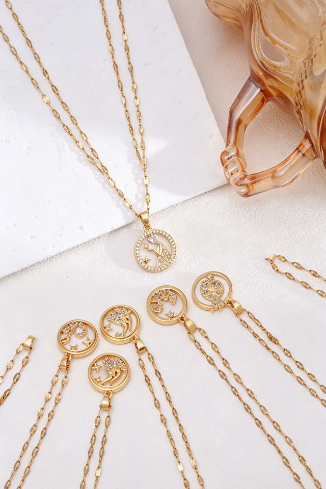 Zodiac Star Necklace for Trendy Minimalist Style - Image 3