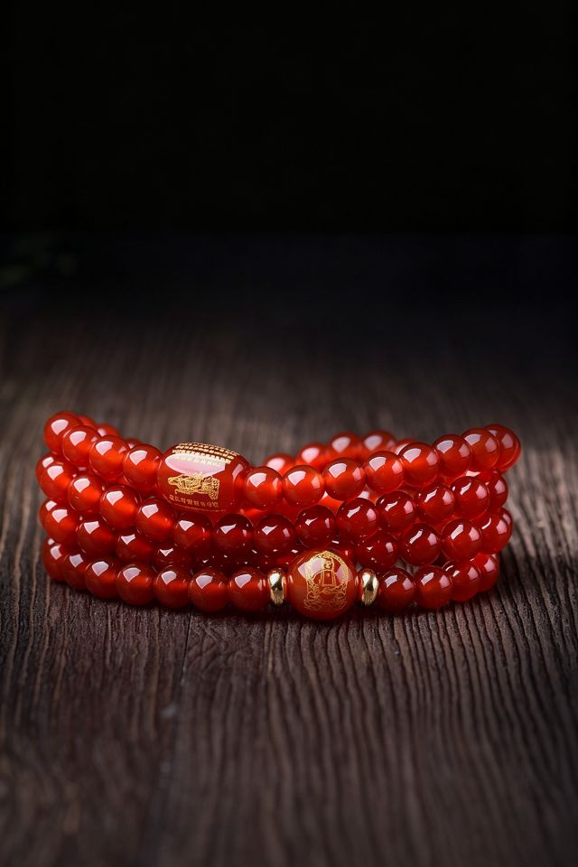 Red Agate Zodiac Guardian Bracelet - Image 3