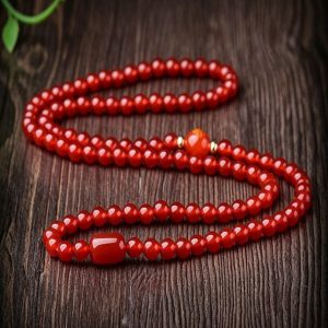 Red Agate Zodiac Guardian Bracelet