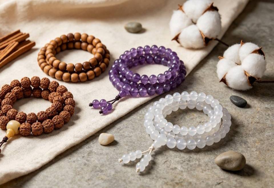 How to Choose Mala Beads: A Beginner's Guide Mala Beads Materials Comparison