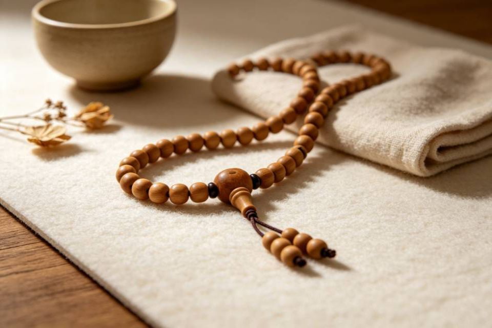 How to Use Mala Beads for Meditation Mala Beads On Yoga Mat