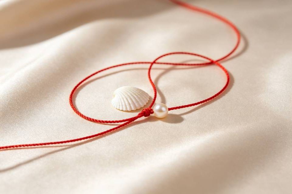 red thread of fate connected cords