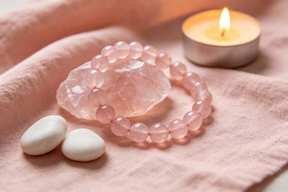 The 5 Stages of a Relationship — And the Crystal That Speaks to Each One rose quartz for romantic love stage