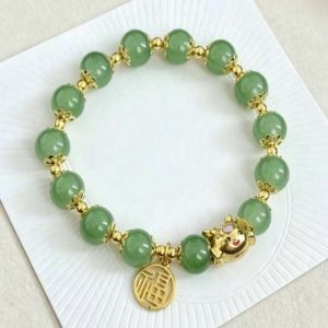Handmade Crystal Mala Beads for Meditation & Zen Healing Eastern Elegance Butterfly Beaded Bracelet
