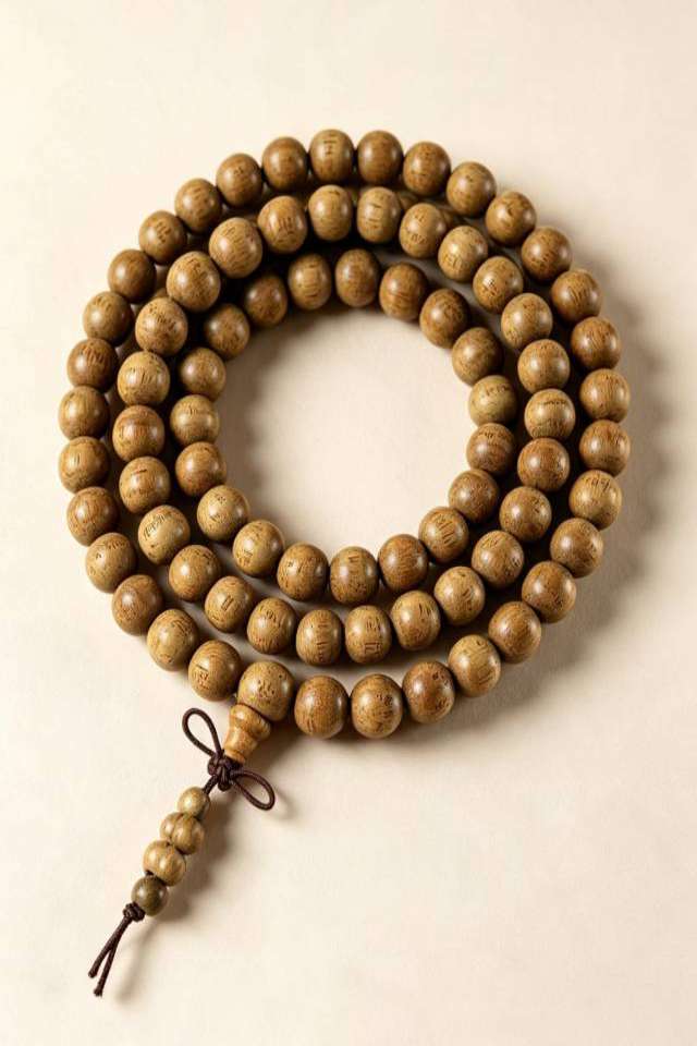 Sandalwood 108 mala bracelet Forest Whisper Sandalwood 108 Mala