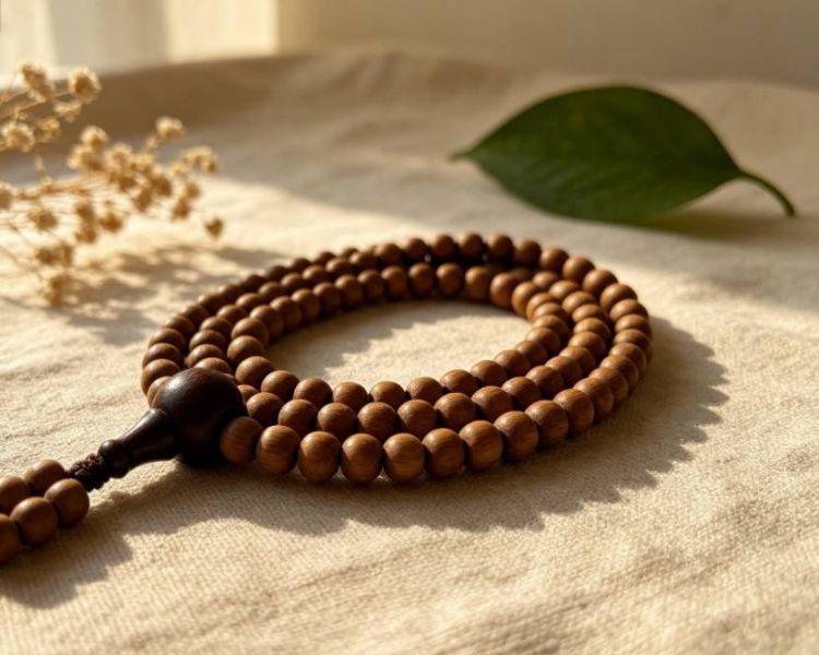Single Strand Wooden Mala Beads
